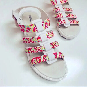 Melissa Rare Neon Leopard Sandals